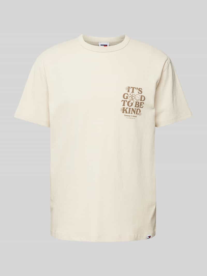 Tommy Jeans T-shirt met statementprint