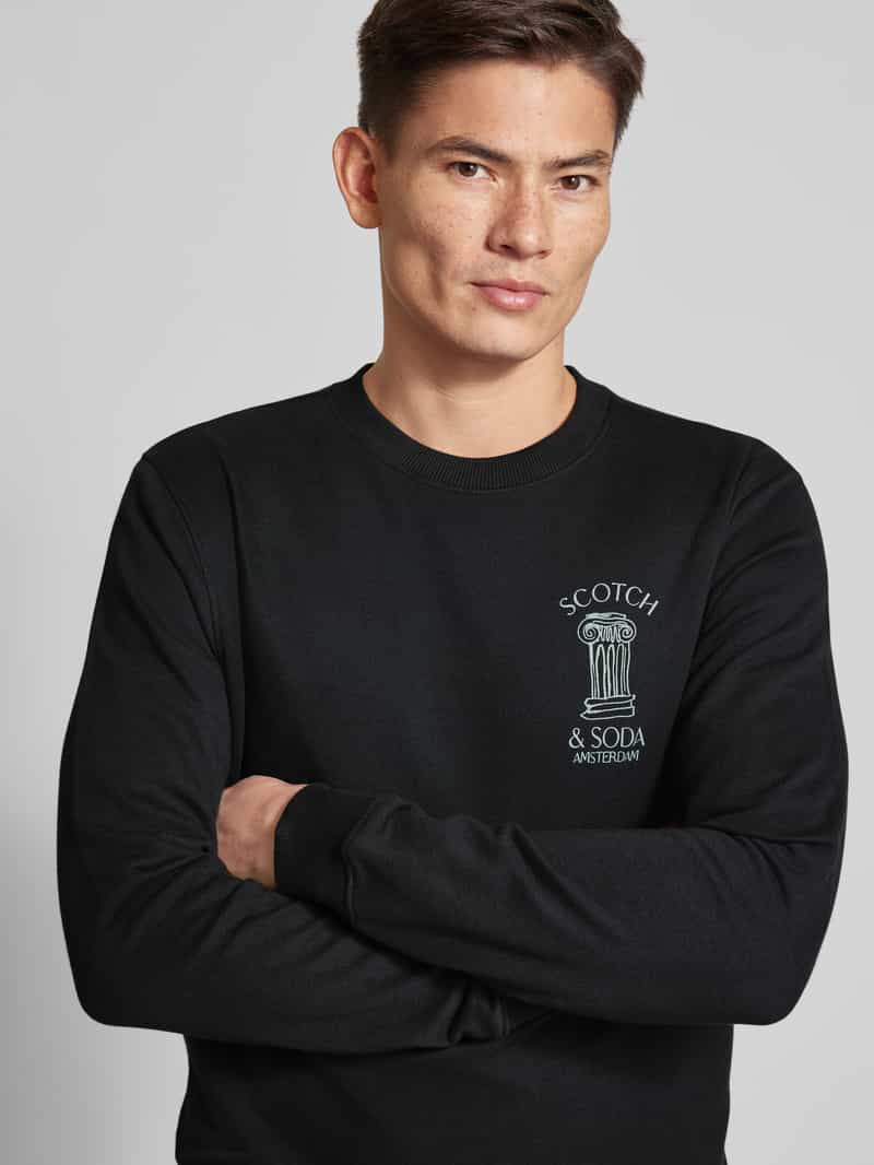 Scotch & Soda Sweatshirt met labelprint