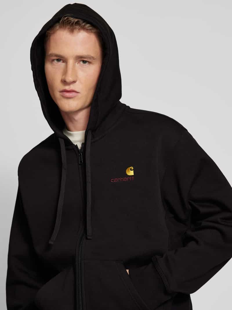 Carhartt Work In Progress Sweatjack met logostitching