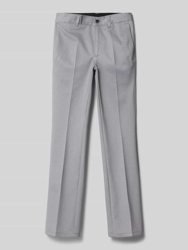 G.O.L. Slim fit pantalon met persplooien