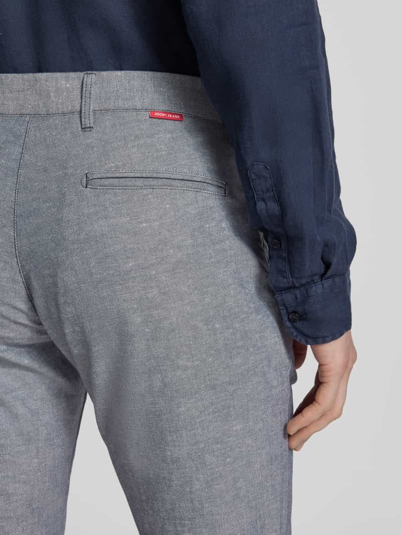 JOOP! JEANS Modern fit chino met riemlussen model 'Matthew'