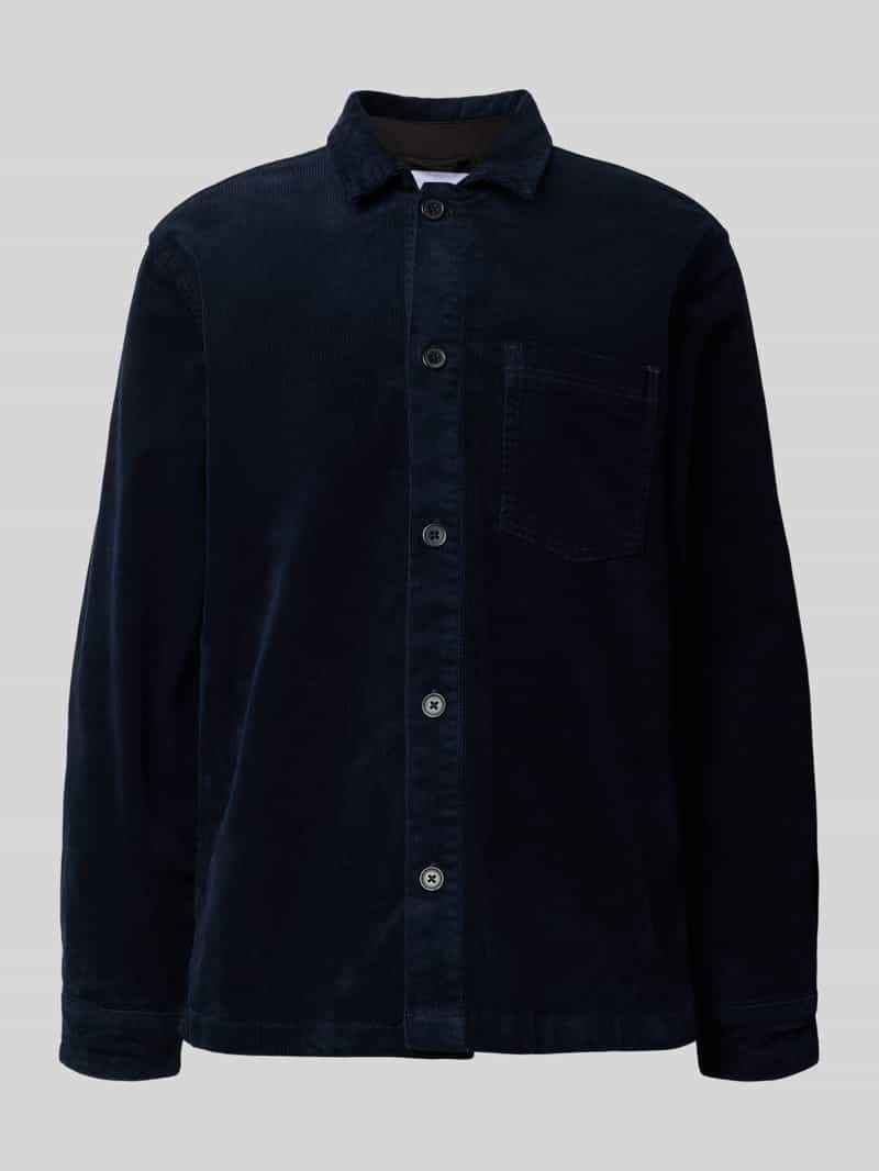 lindbergh Modern fit overhemdjack met borstzak model 'Superflex'