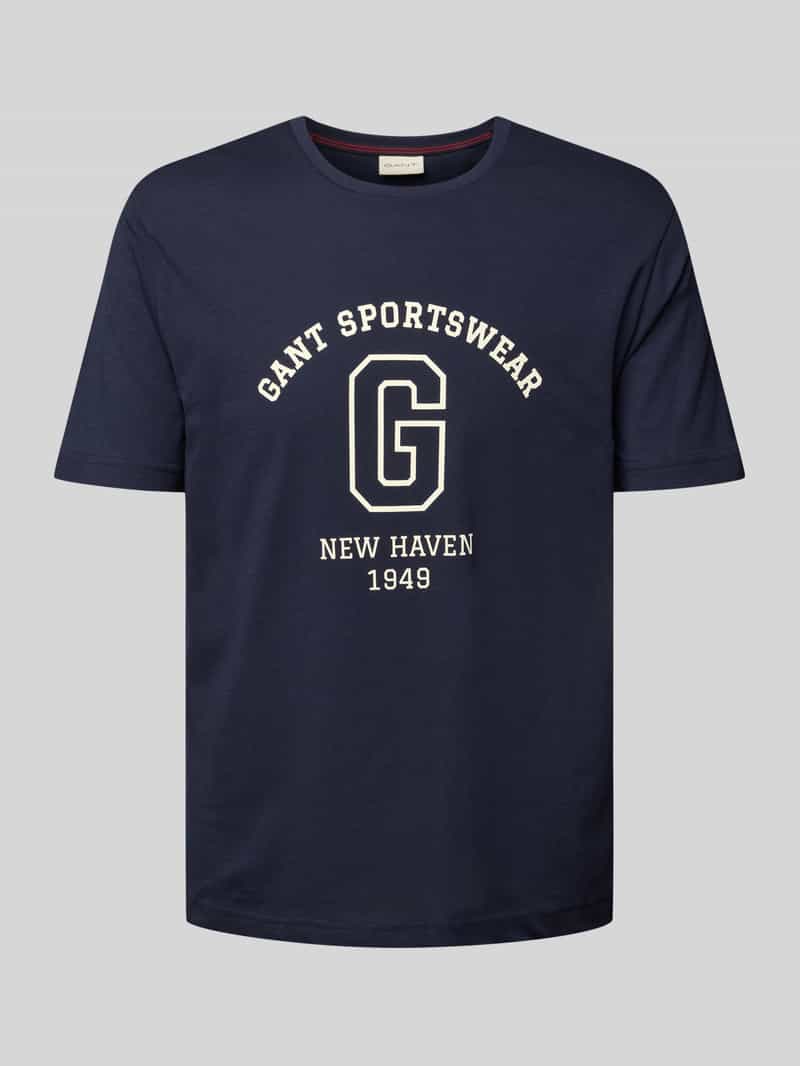 Gant T-shirt met labelprint