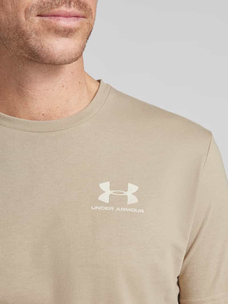 Under Armour T-shirt met labelprint model 'SPORTSTYLE'