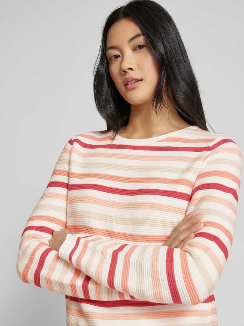 Tom Tailor Regular fit gebreide pullover van zuiver katoen