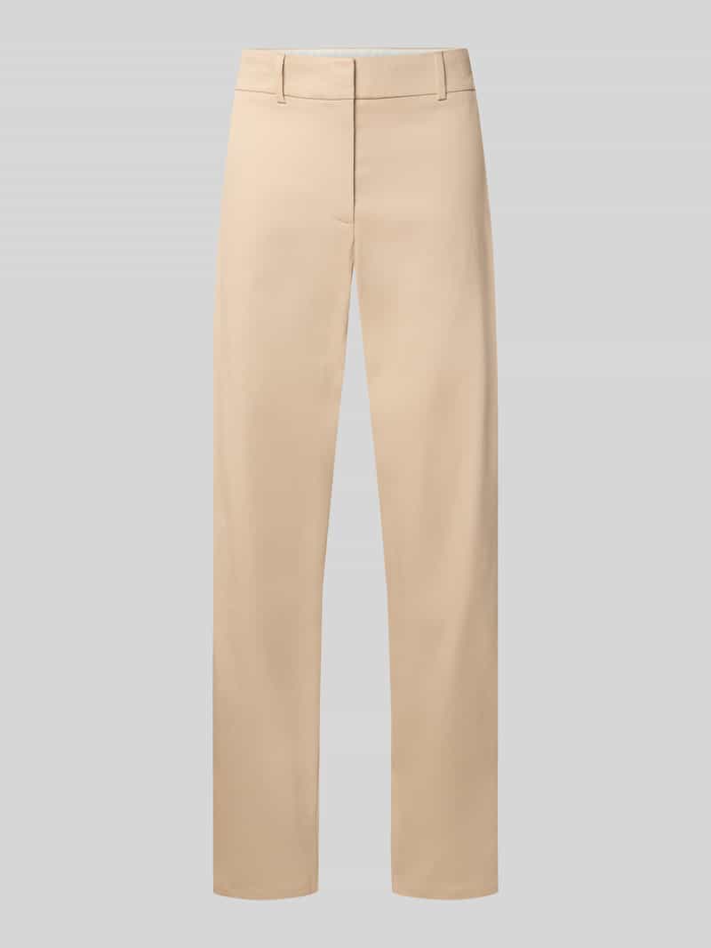 Lacoste straight fit chino van katoenmix