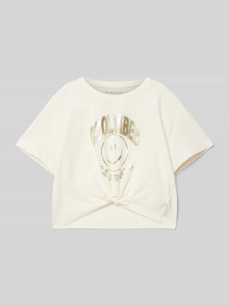 Tom Tailor Comfort fit T-shirt van puur katoen