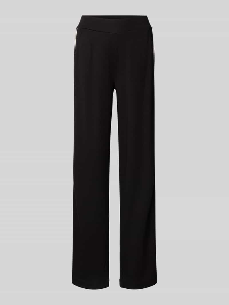 milano italy Joggingbroek van viscosemix met elastische band