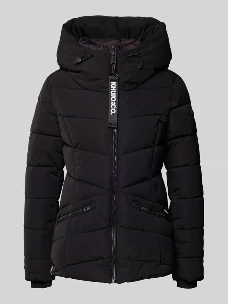 khujo Gewatteerd jack met capuchon
