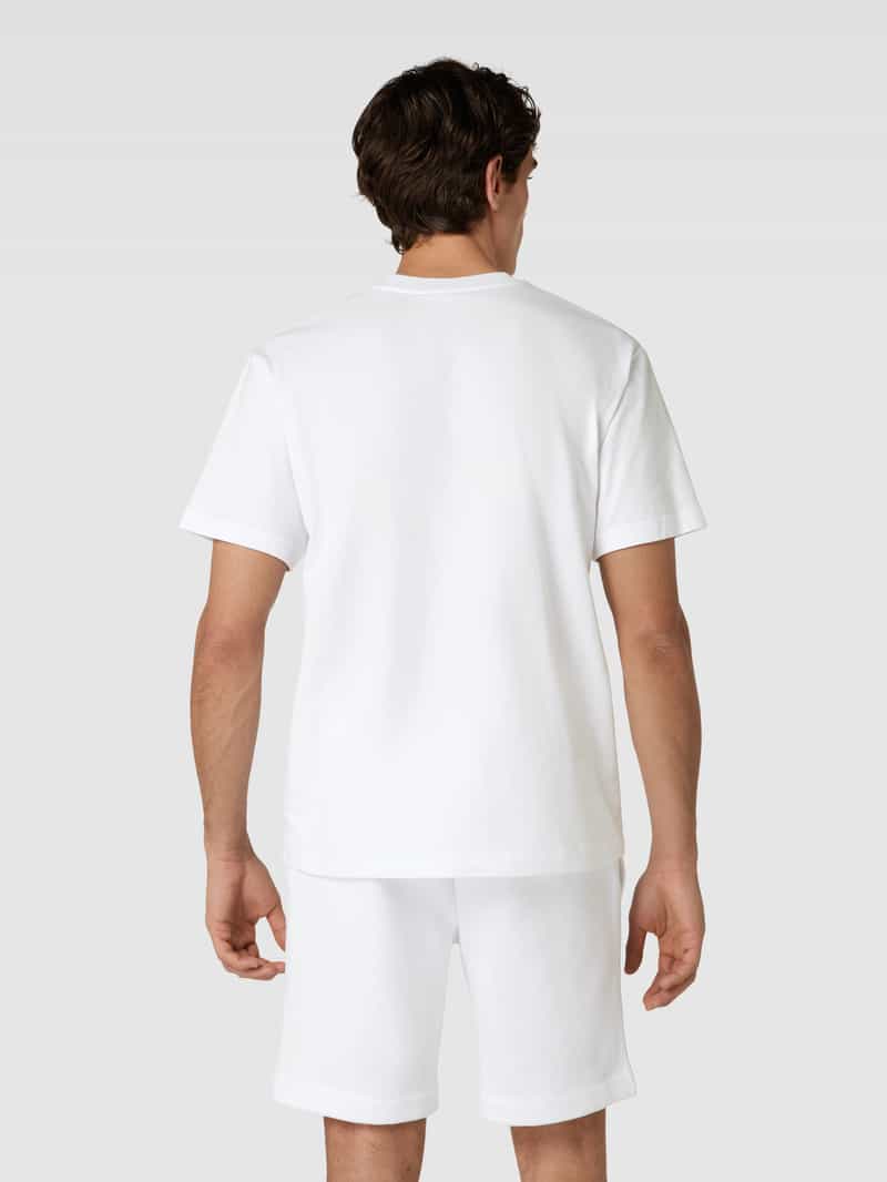 Lacoste classic fit T-shirt wit, foto 4