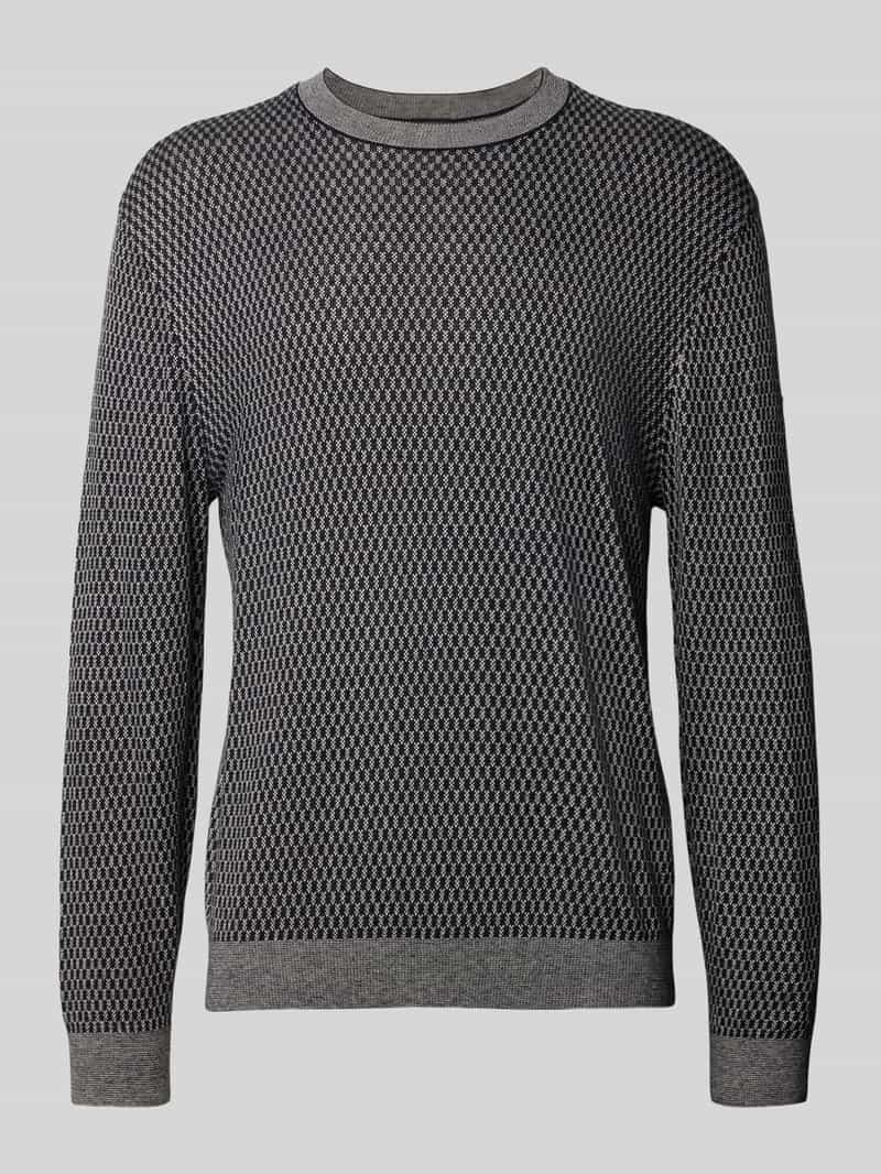 Armani Exchange Gebreide pullover met ronde hals