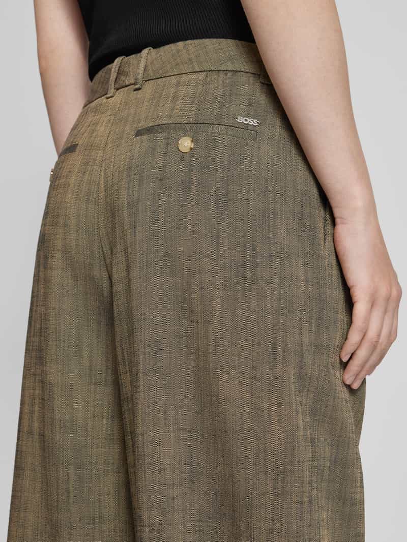 Boss Stoffen broek met Franse steekzakken model 'Tiana'