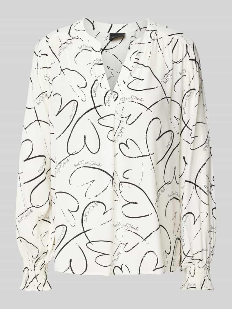 s.Oliver BLACK LABEL Relaxed fit overhemdblouse van pure viscose