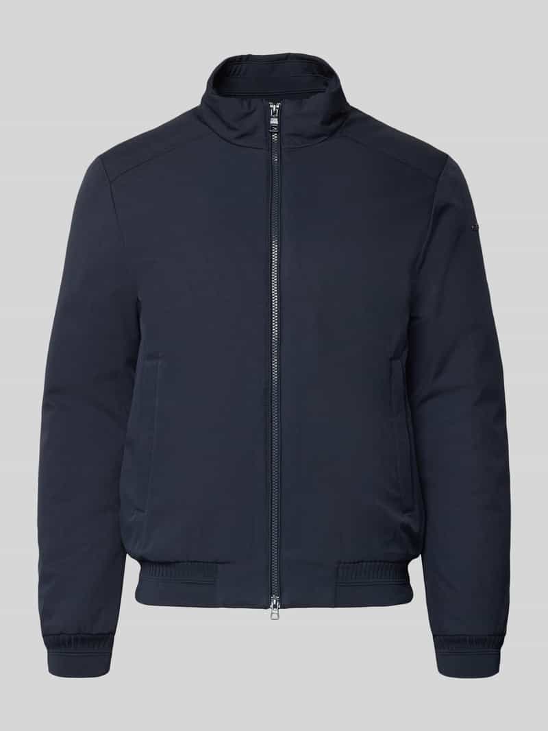 Geox Blouson met tweewegritssluiting en steekzakken
