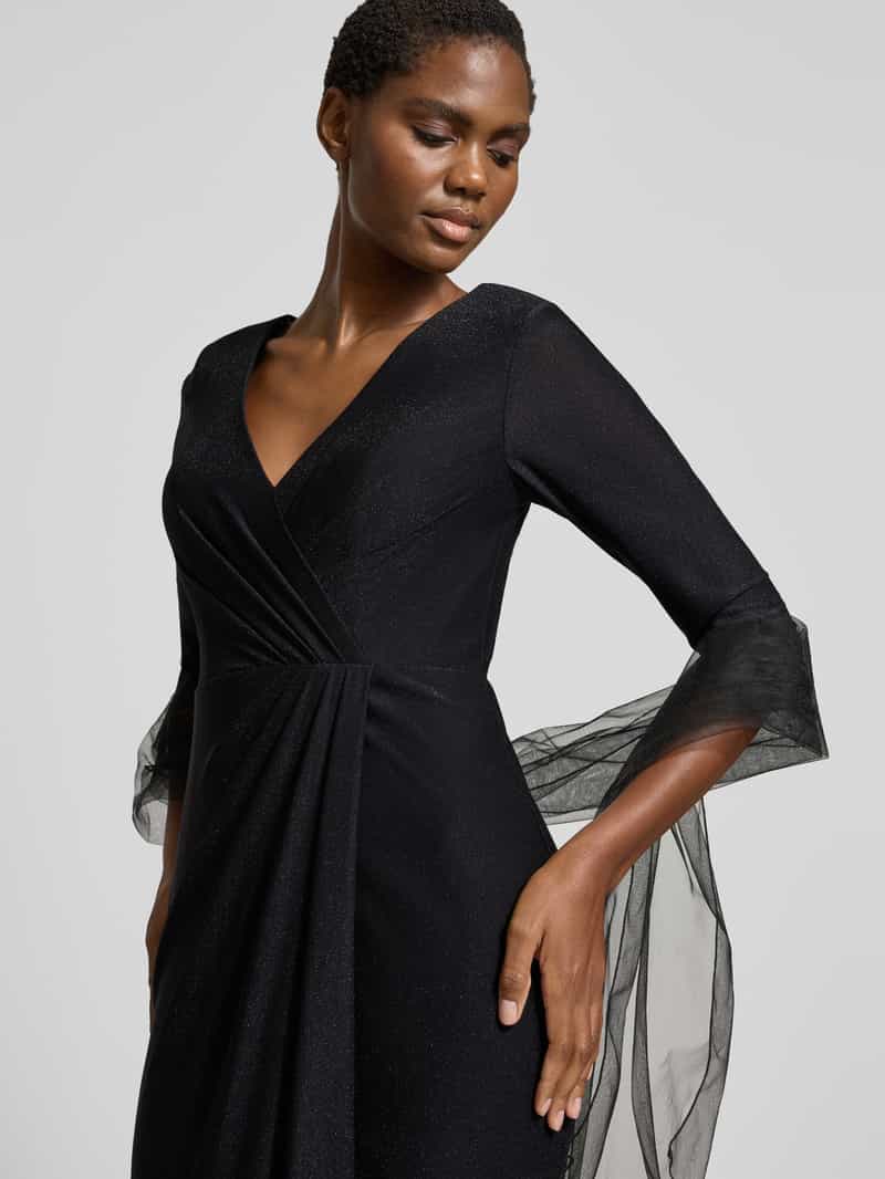 Unique Regular fit avondjurk met V-hals