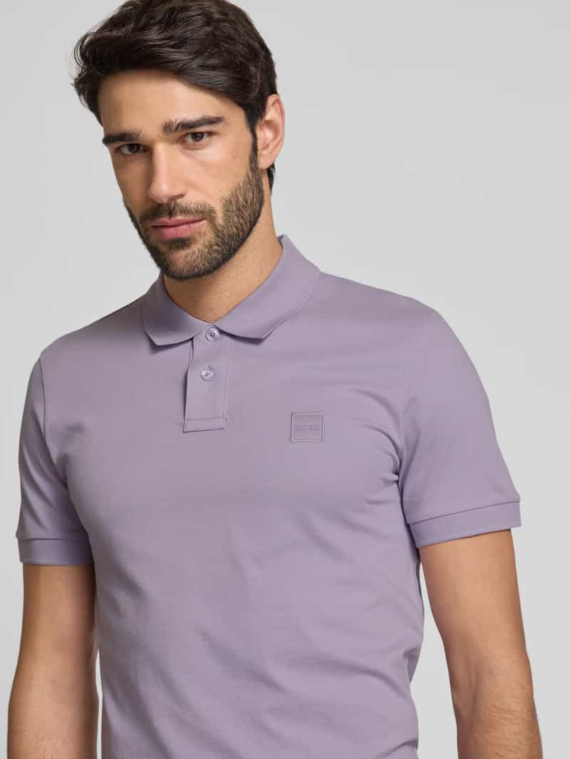 Boss Orange Poloshirt met labeldetail