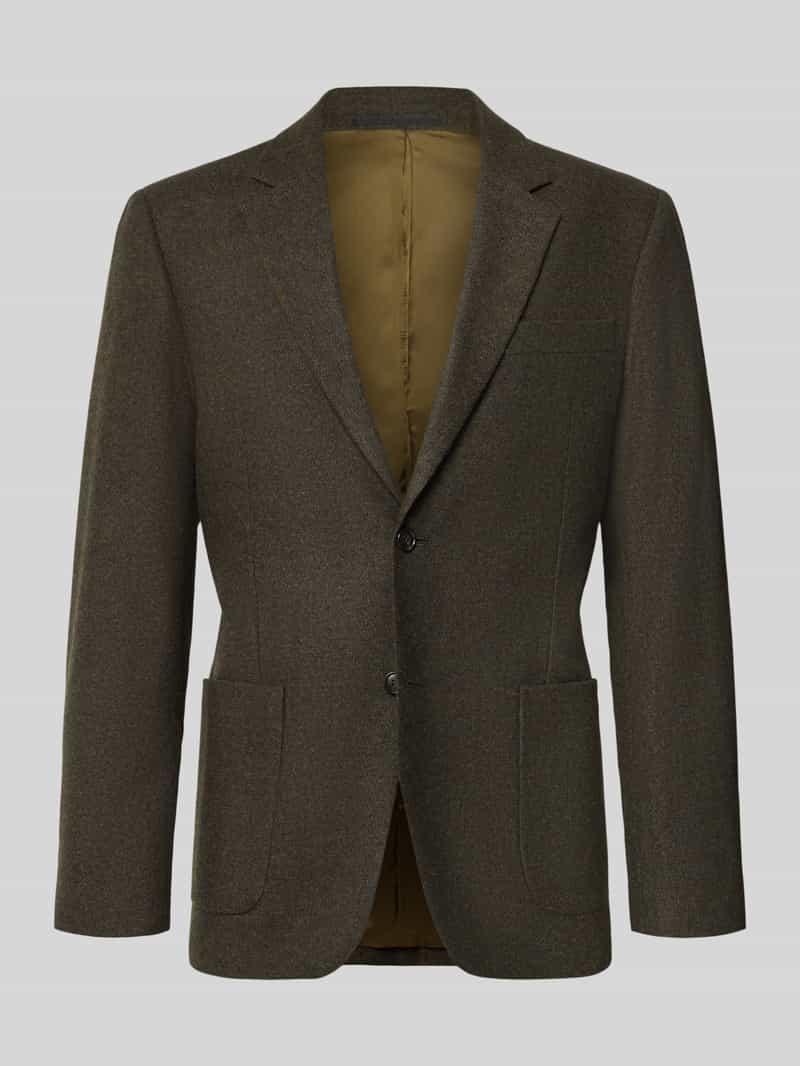 Tiger of Sweden Slim Fit Sakko aus reiner Viskose Modell 'Justin' in Dunkelgruen, Größe 46 209344146