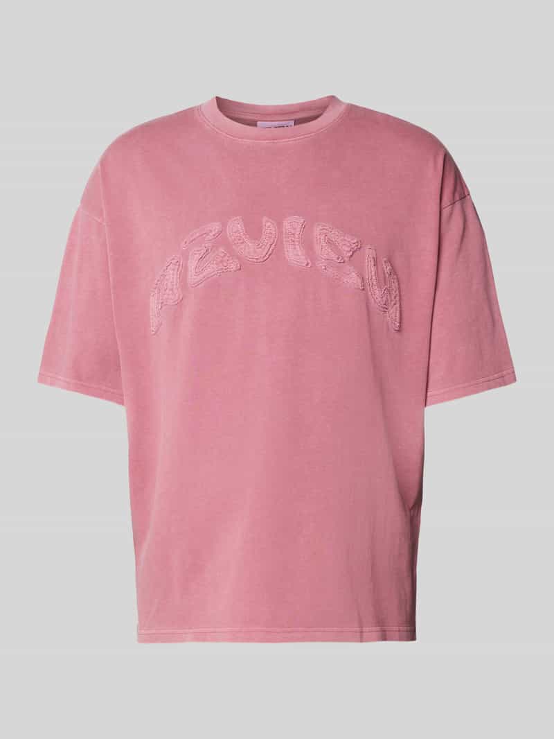 REVIEW T-shirt met labelstitching