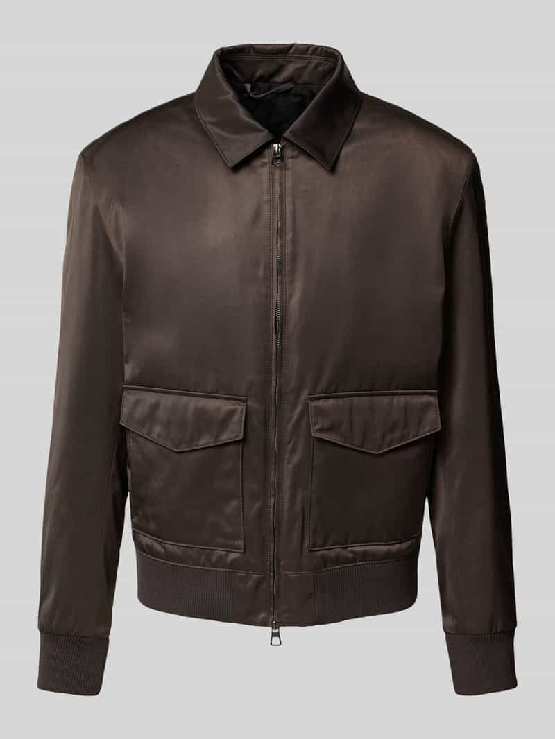 Boss Regular fit bomberjack met katoen BECKHAM x