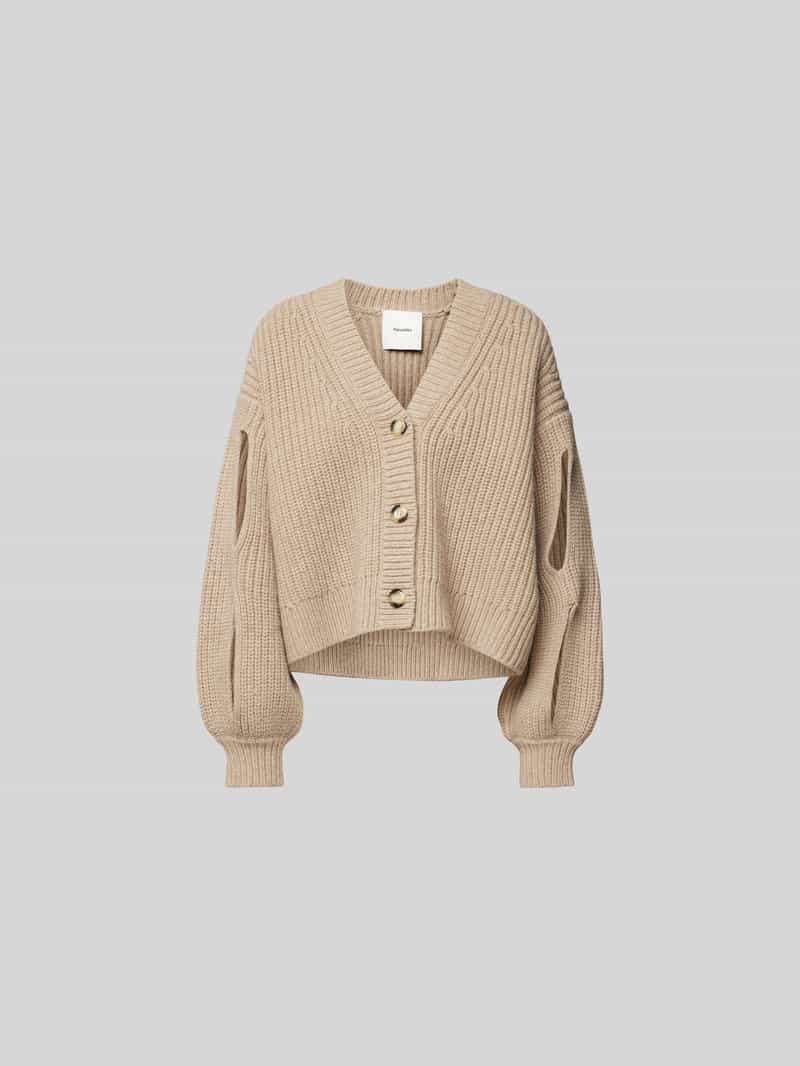 Oversized cardigan met kasjmier