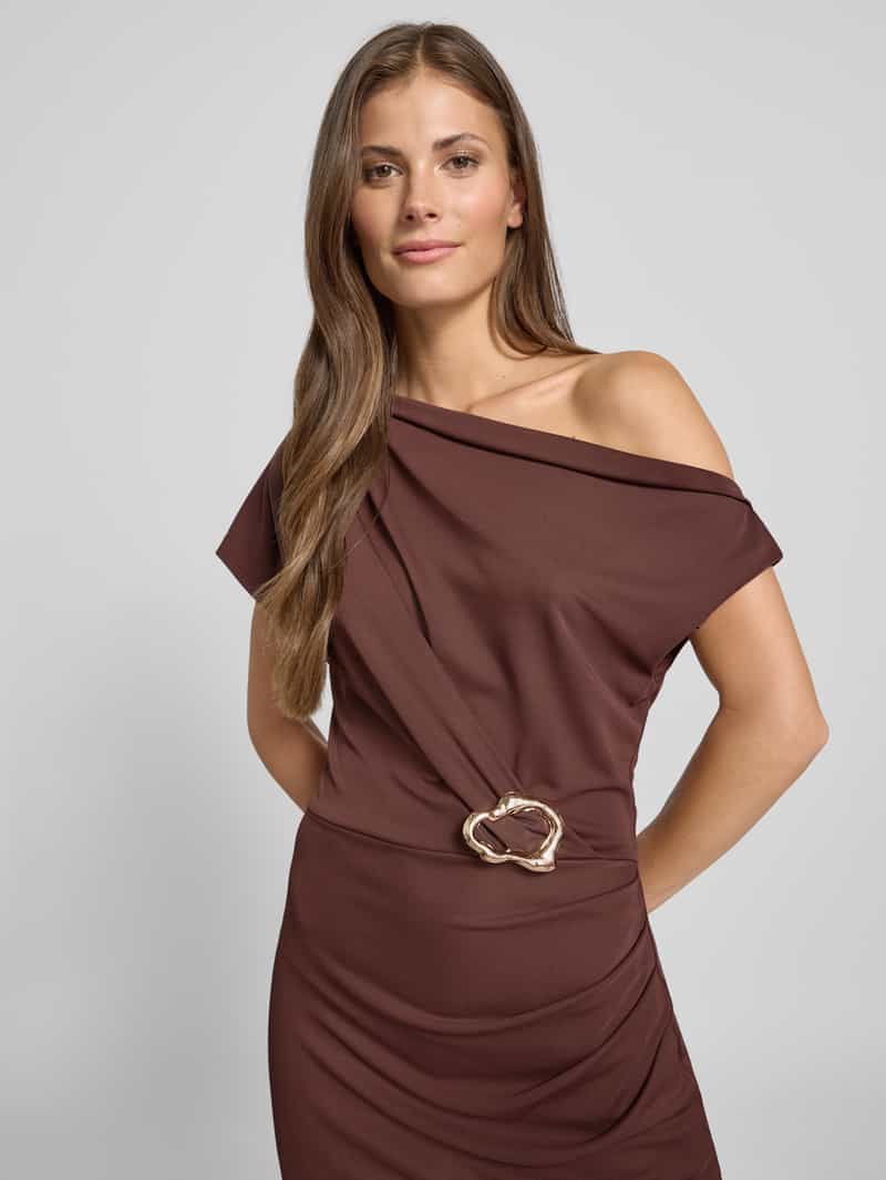 RINASCIMENTO Cocktailjurk in one shoulder-look