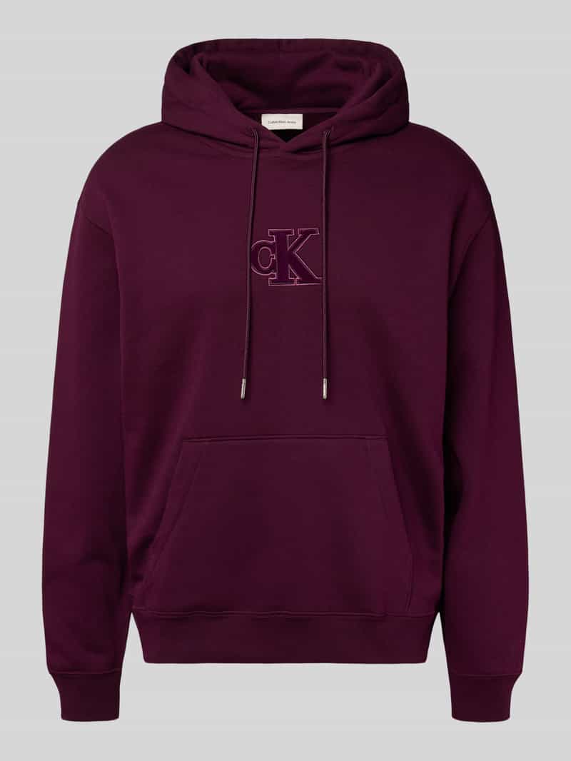 Calvin Klein Jeans Regular fit hoodie met logopatch model 'Fleece'