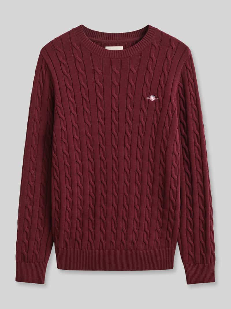 Gant regular fit pullover van puur katoen