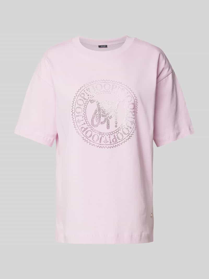 Joop! T-shirt met labeldetails model 'Teggi'