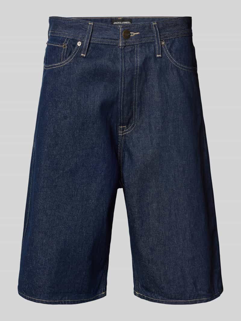jack & jones Extra baggy fit korte jeans in 5-pocketmodel model 'IRON'
