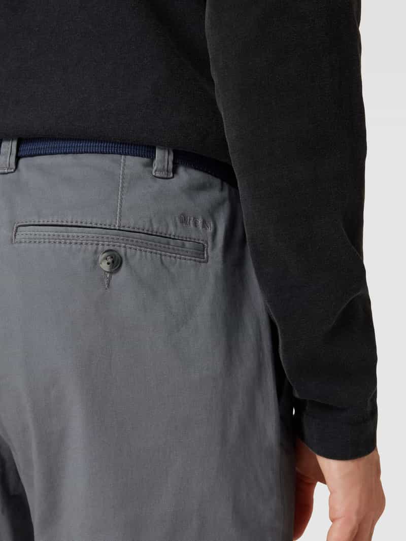 MCNEAL Stoffen broek met Franse steekzakken