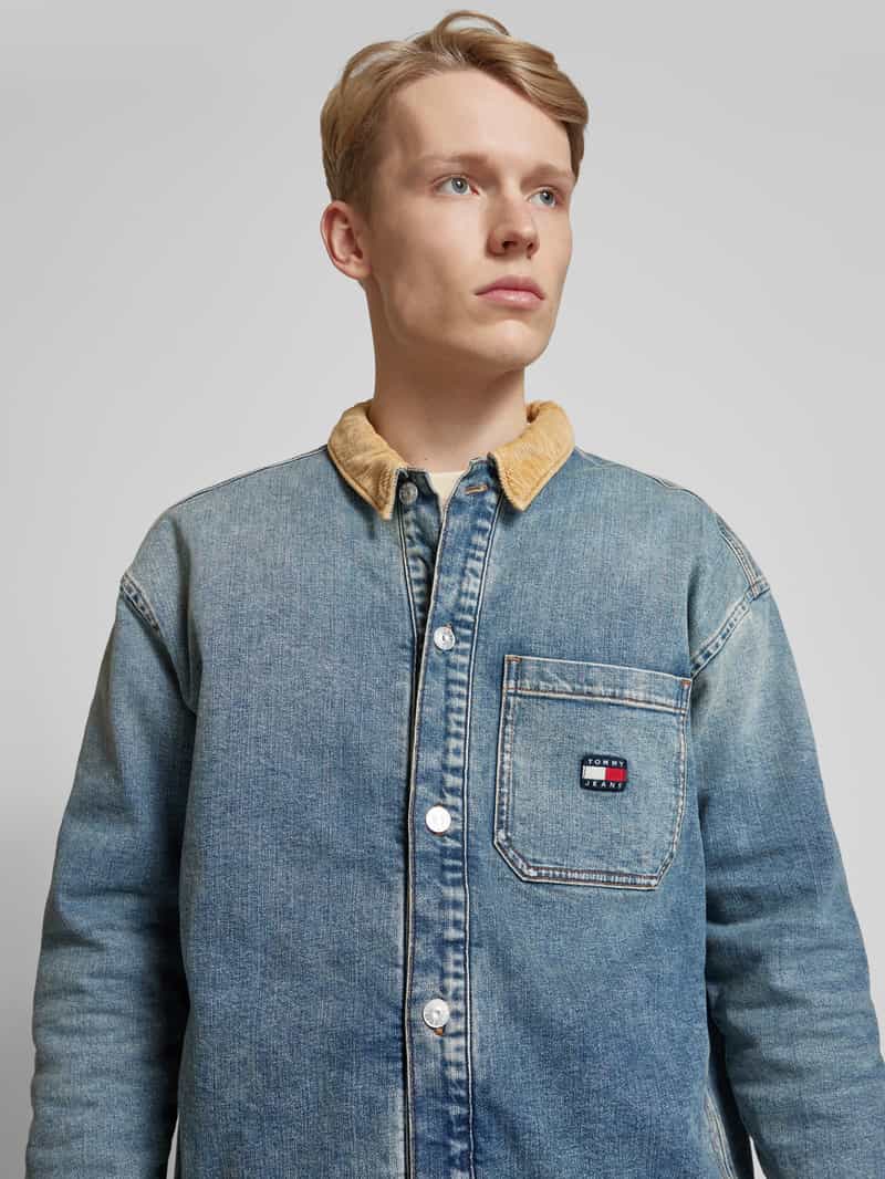 Tommy Jeans Jeansjack met opgestikte borstzak model 'COACH'