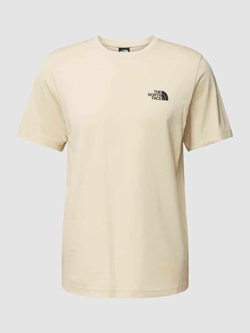 The North Face T-shirt met labelprint model 'SIMPLE DOME'