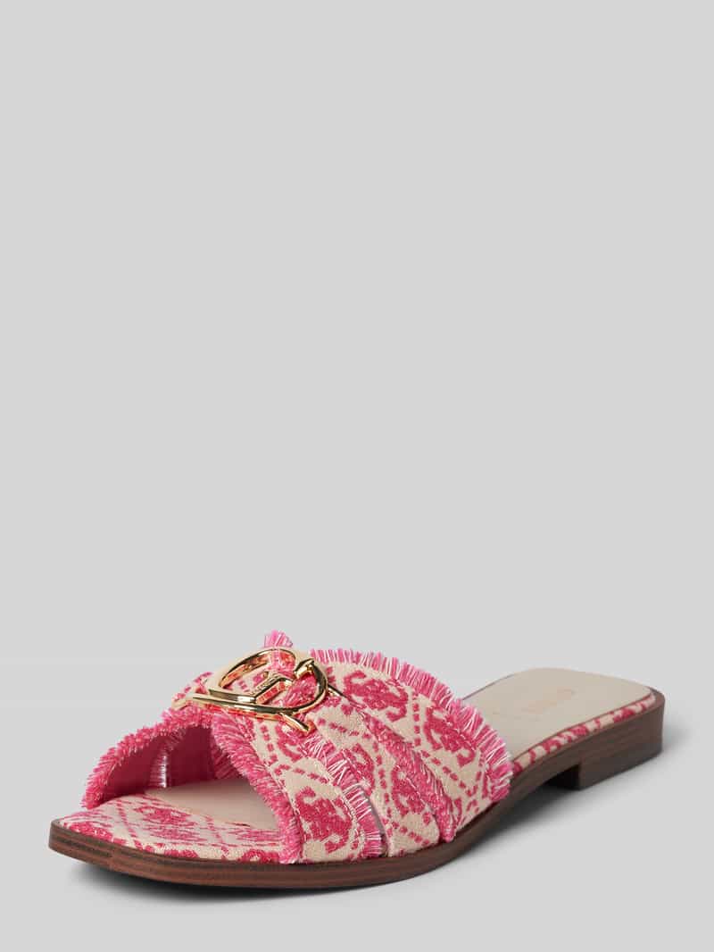Guess Slippers met labeldetail, model 'SYMO'