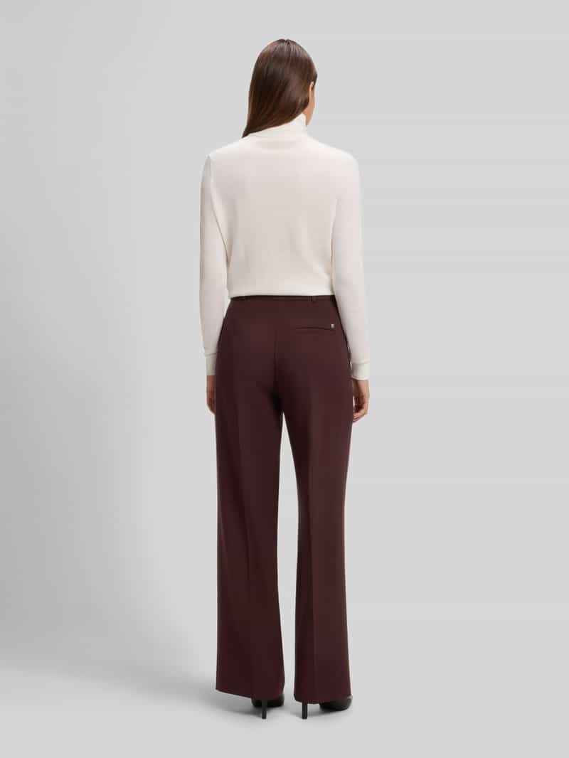 HUGO Stoffen broek met persplooien