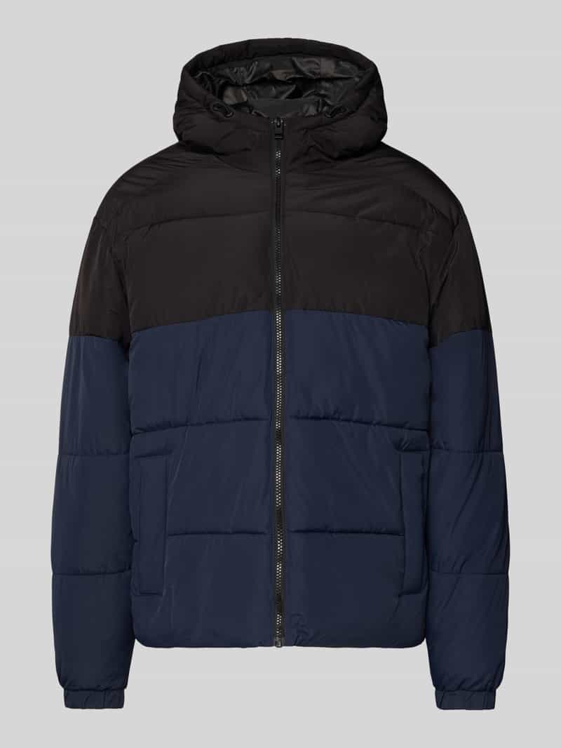 jack & jones Gewatteerd jack met ritssluiting model 'MAZE'