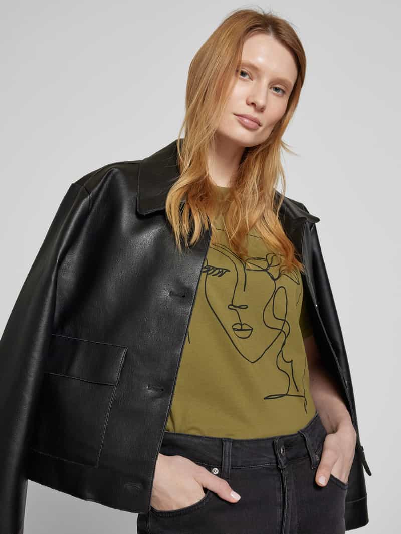 Vila T-shirt met motiefprint model 'SYBILLA'
