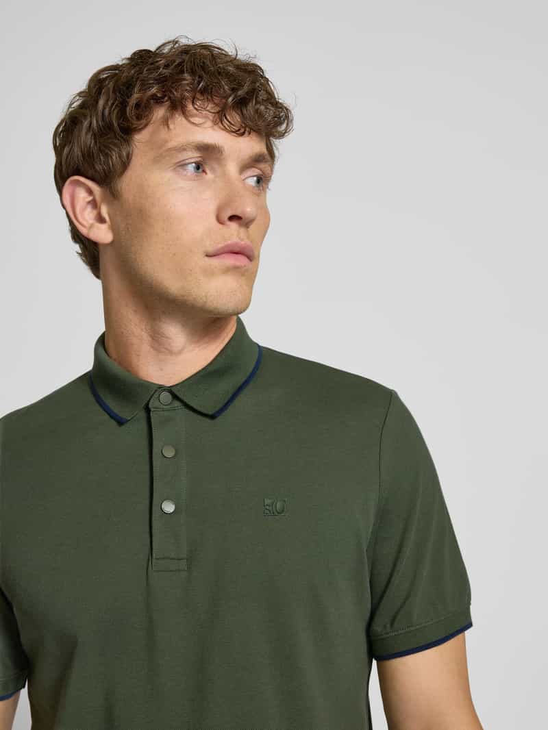 s.Oliver RED LABEL Regular fit poloshirt van katoenmix