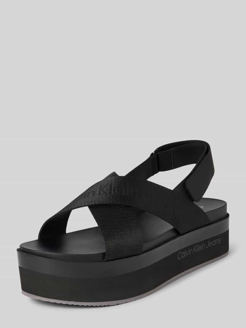 Calvin Klein Jeans Sandalen met plateauzool