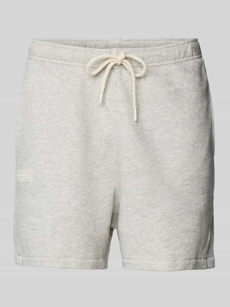 American vintage Regular fit sweatshorts met labelprint model 'KODYTOWN'
