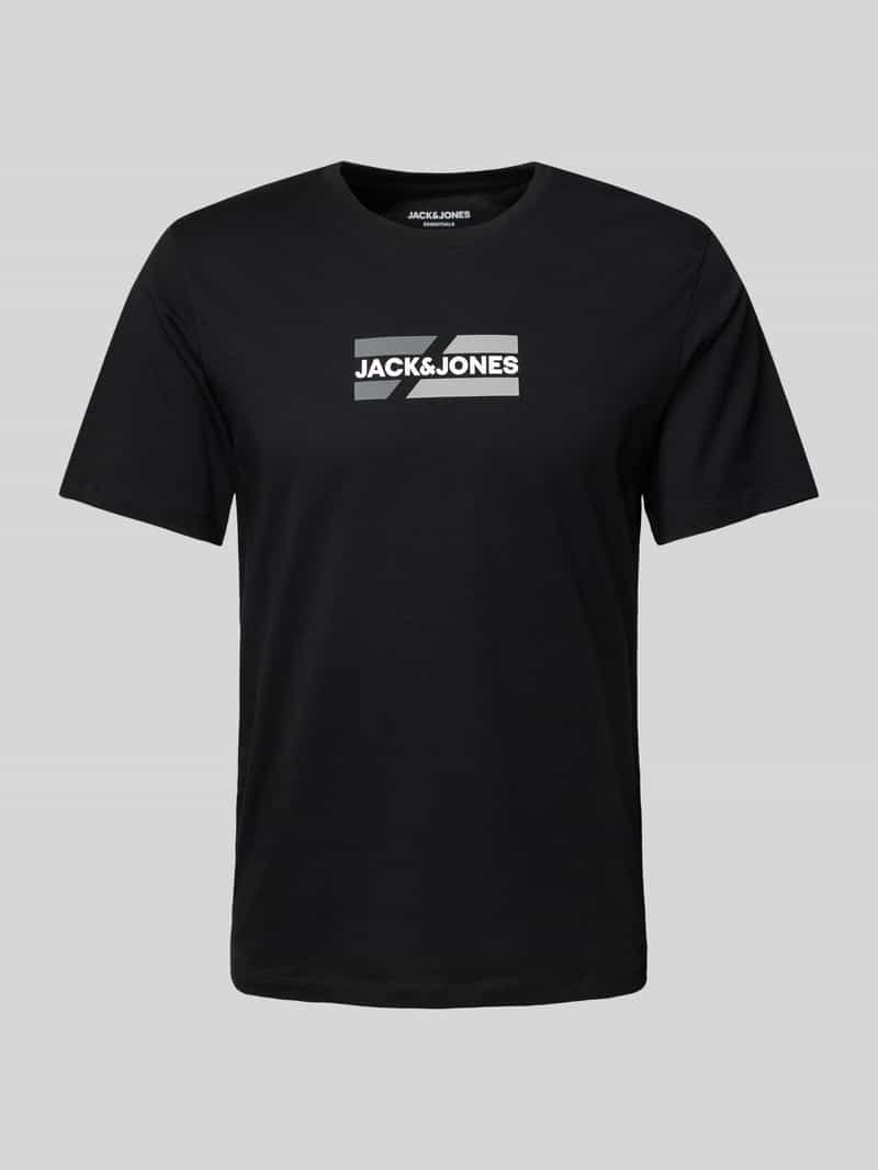 jack & jones T-shirt met labelprint model 'CORP'