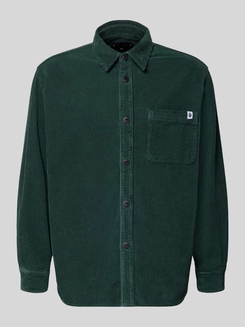 Edwin Regular fit vrijetijdsoverhemd van corduroy met kentkraag model 'ANDER'