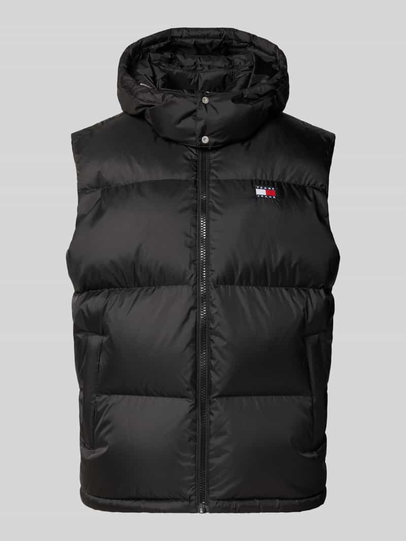 Tommy Jeans Regular fit bodywarmer met afneembare capuchon