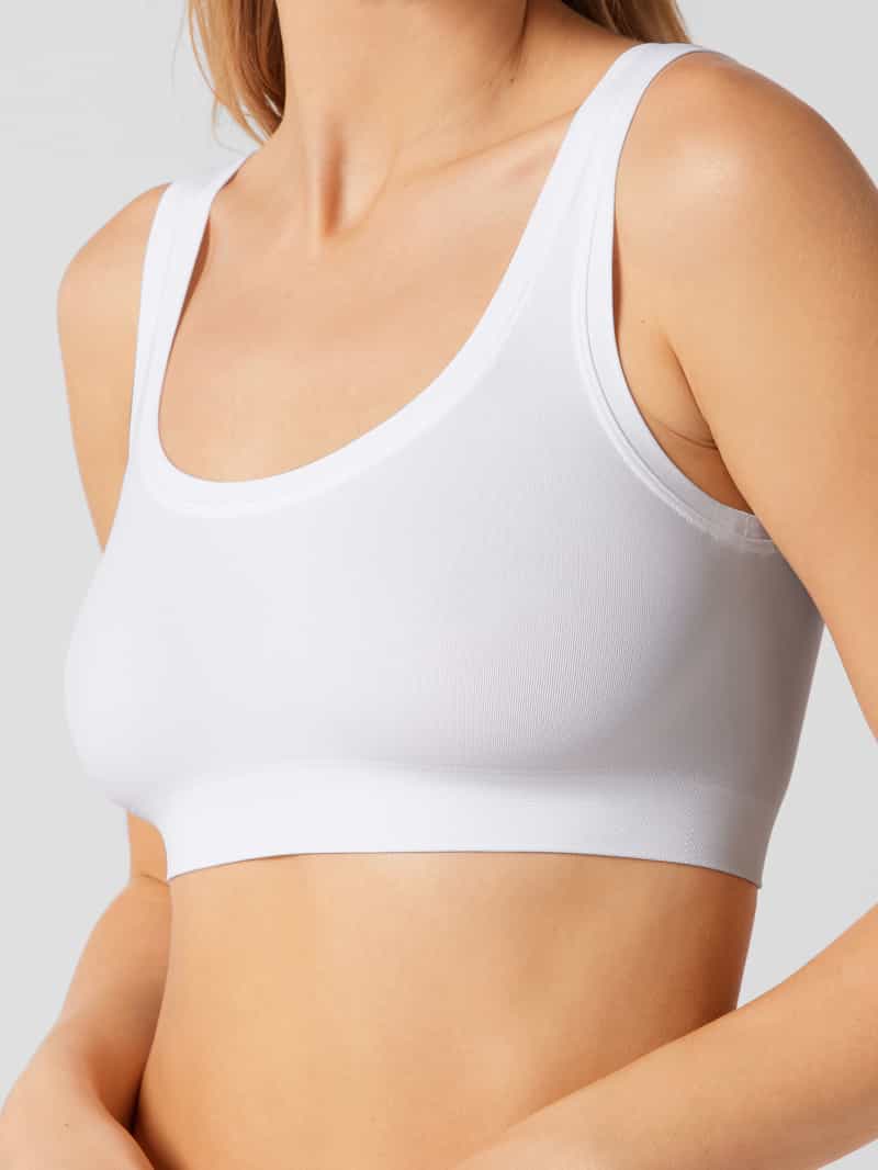 Hanro Bustier van microvezel model 'Touch Feeling'