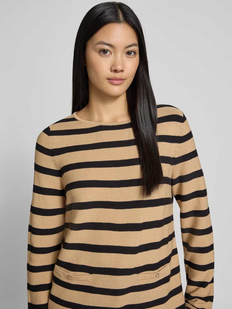 Betty Barclay Gebreide pullover met sierzakken