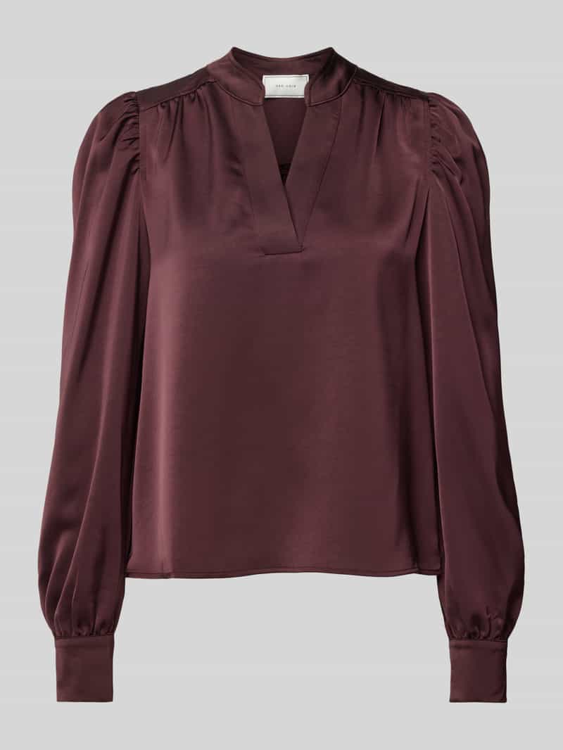 NEO NOIR Regular fit blouse met V-hals model 'Rosslyn'