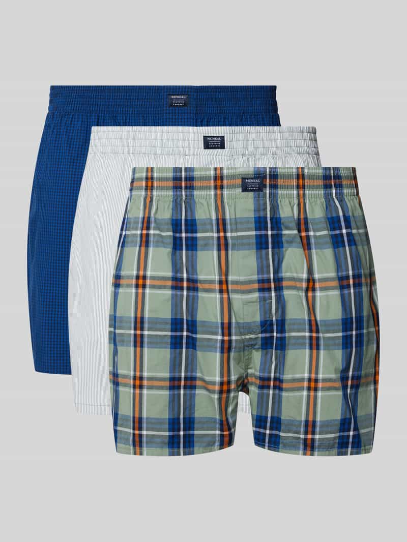 MCNEAL Boxershort met labelpatch in een set van 3 stuks