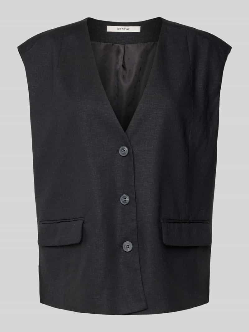 Gestuz Gilet met V-hals model 'izza'