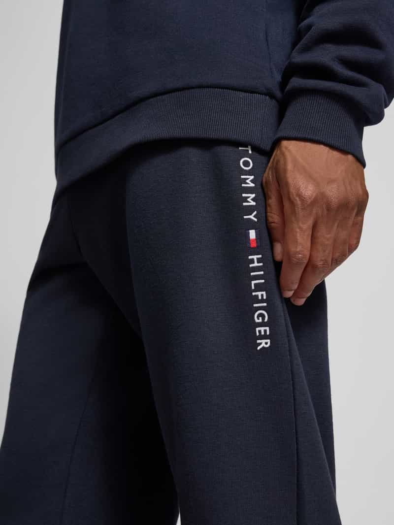 Tommy Hilfiger Regular fit sweatpants van katoenmix