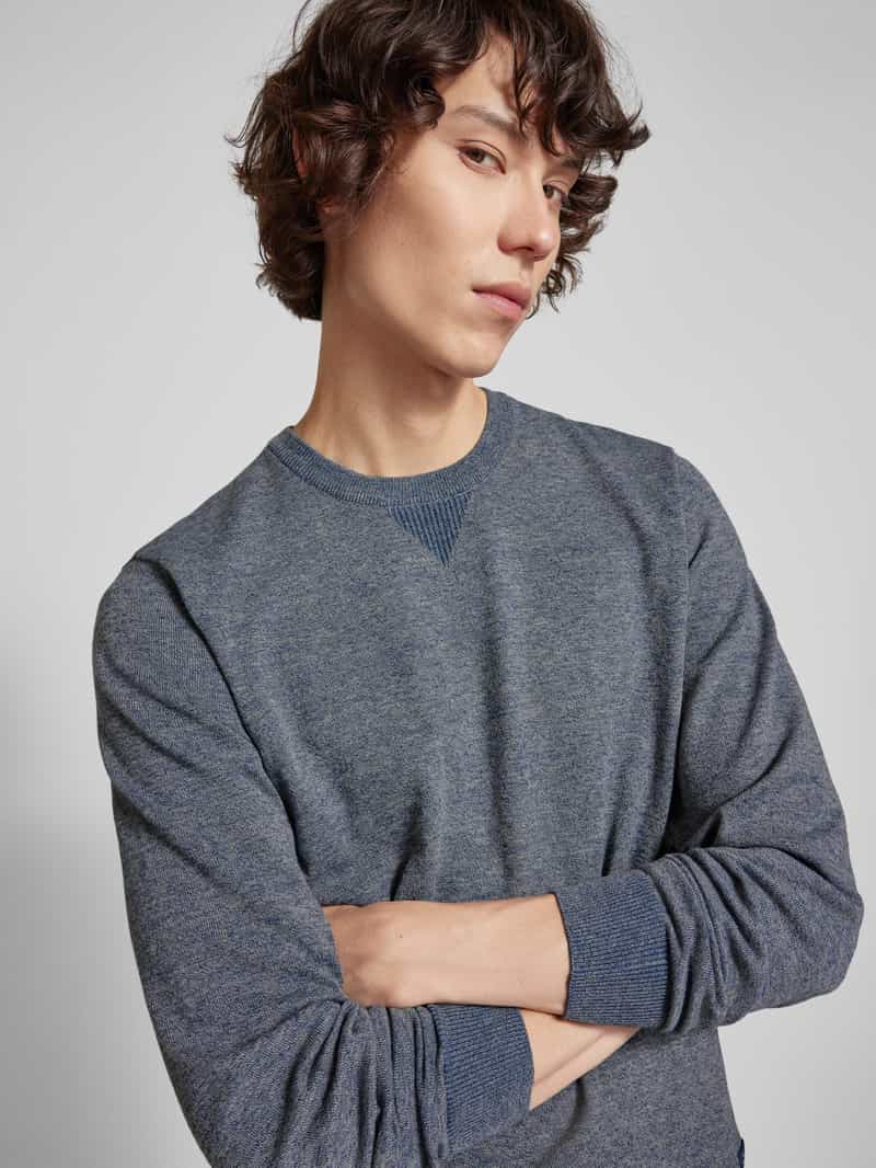 Blend Gebreide pullover met ronde hals model 'Bruton'