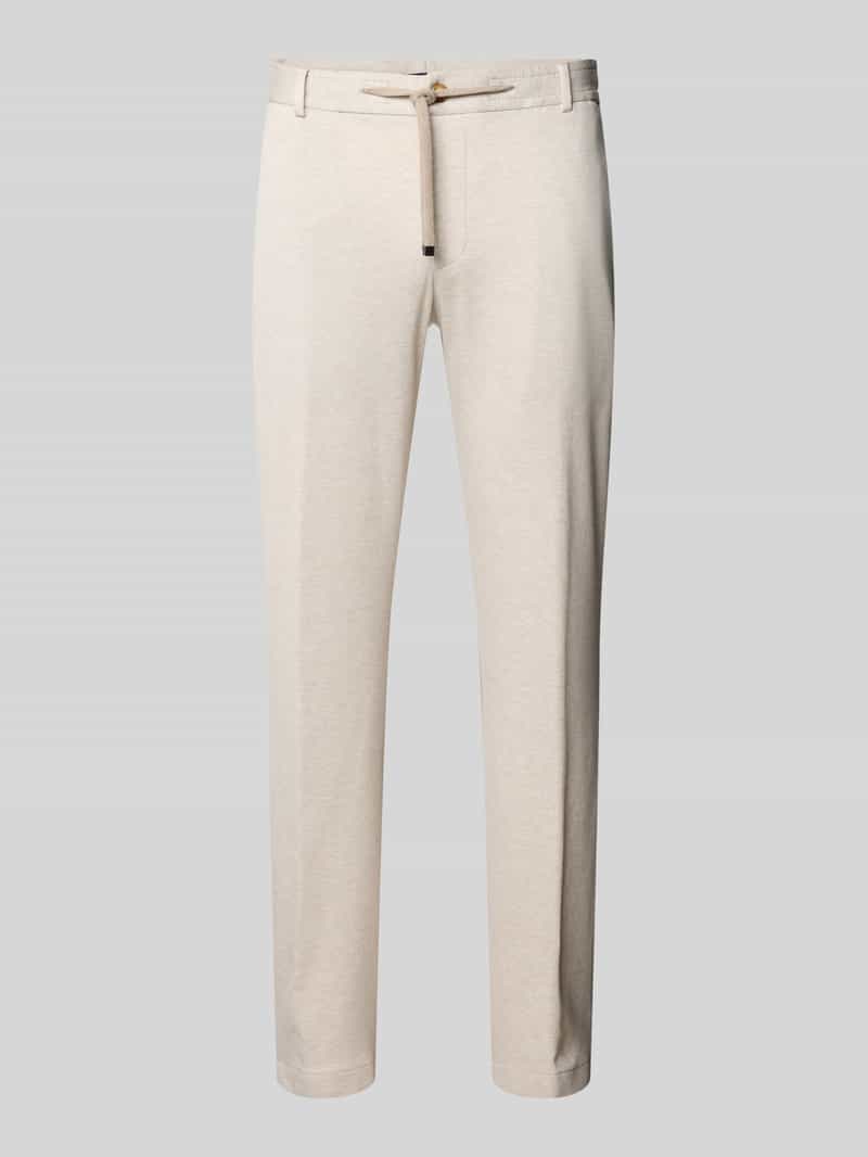 JOOP! Collection Slim fit broek met elastische band model 'Sake'